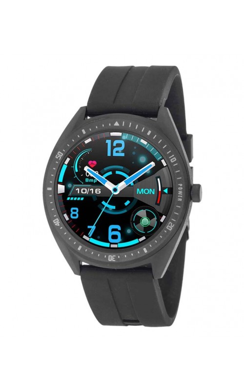 Ρολόι Χειρός 3GUYS 3GW3302 Smartwatch Black Cilicone Strap 